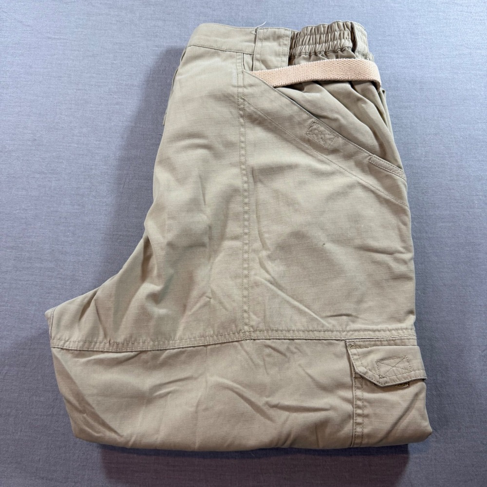 5.11 Tactical Cargo Pants Mens 40/30 Khaki Excellent Ripstop Utility Workwear
